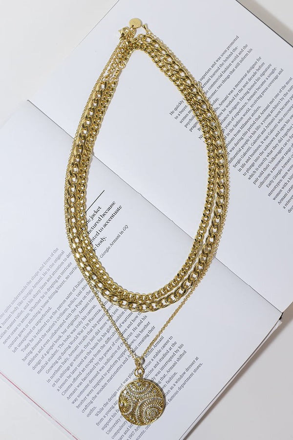GOLD PLATED UNIVERSE NECKLACE