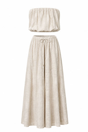 NOLYN BUBBLE TOP - BEIGE JACQUARD