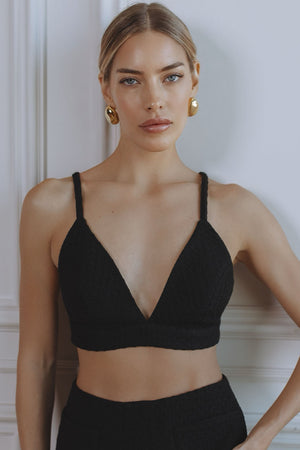 MARGAUX BOUCLE BRALETTE - BLACK