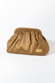 DIVA CLUTCH - WALNUT VELVET