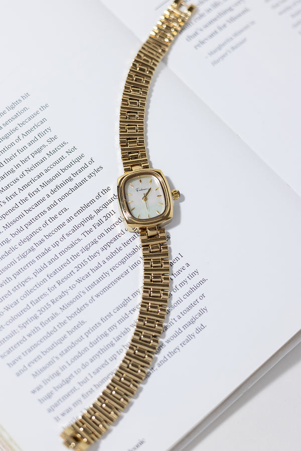 GOLD PLATED AUDREY WATCH