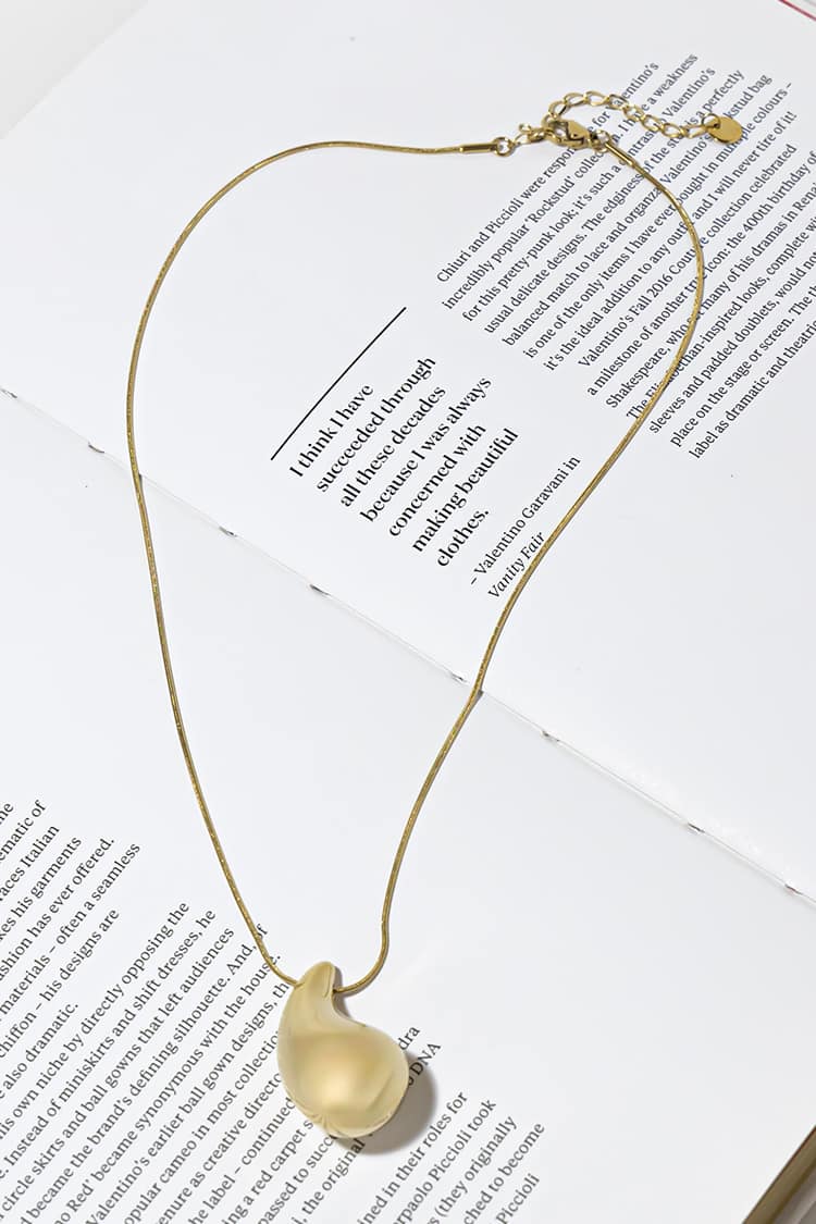 GOLD PLATED MOLECULE NECKLACE