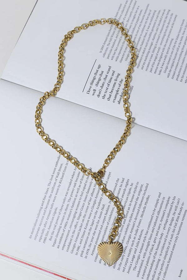 GOLD PLATED AFFECTION NECKLACE