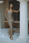 LYRA MAXI DRESS - LEOPARD