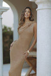 SILVIA MAXI DRESS - GOLD