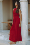 NALLA MAXI DRESS - CHERRY