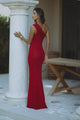 SILVIA MAXI DRESS - RED