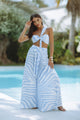 LEYA SET - BLUE/ZEBRA PRINT