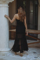 AZURA STRAPLESS MAXI DRESS - BLACK