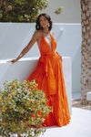 WILMA MAXI DRESS - ORANGE