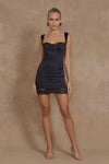 CLAUDELLE MINI DRESS - BLACK