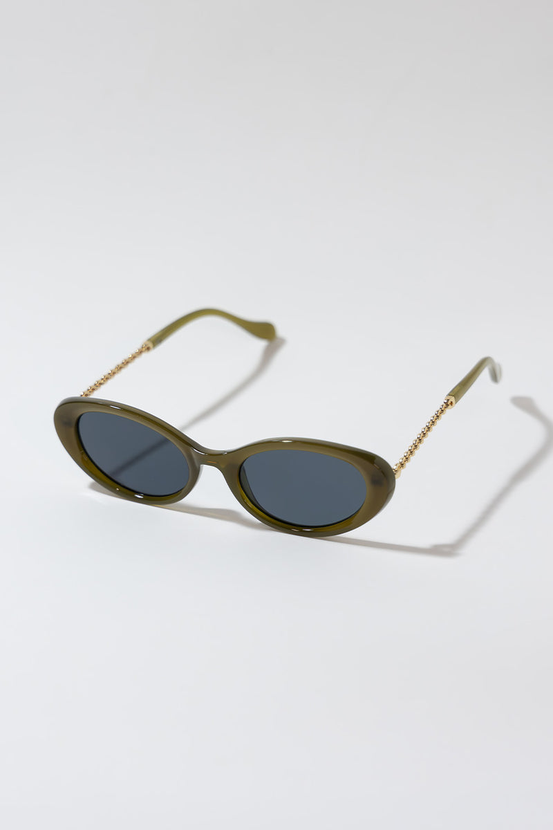 ELSA SUNGLASSES - OLIVE GREEN