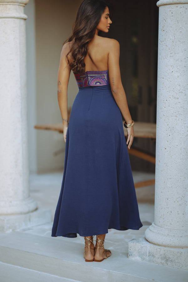 NALA DRESS - BLUE