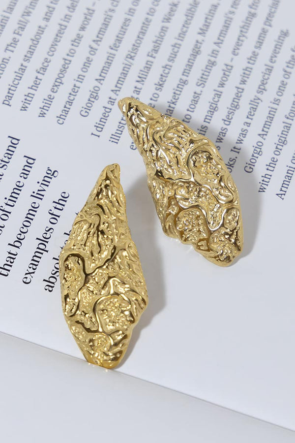 GOLD PLATED MEDIEVAL EARRINGS