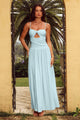 LIBERTINE MAXI DRESS - SKY BLUE