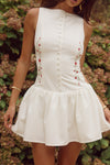 NEVAH MINI DRESS - WHITE