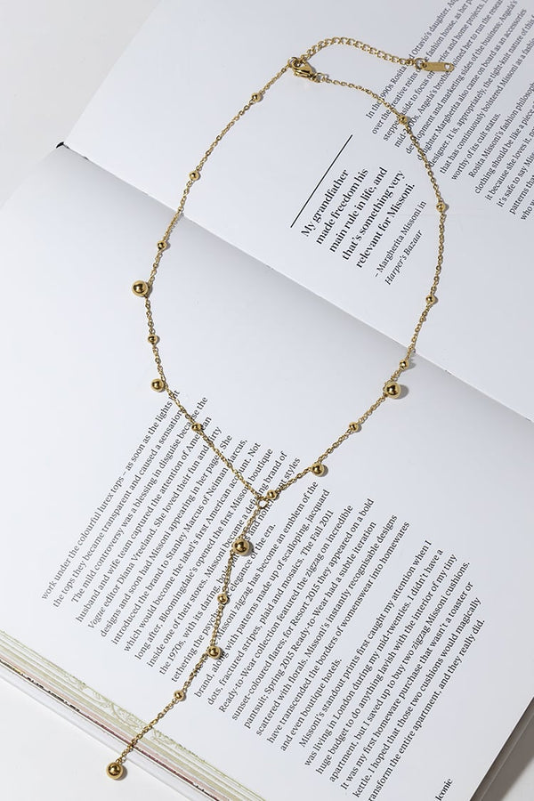 GOLD PLATED SPARKS NECKLACE