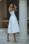 CONTESSIA MIDI DRESS - OFF WHITE