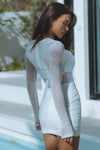 LAMOURA MINI DRESS - WHITE