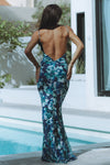 CHANNING MAXI DRESS - NAVY FLORAL