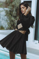 GALIA MINI DRESS - BLACK