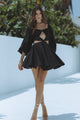 GALIA MINI DRESS - BLACK