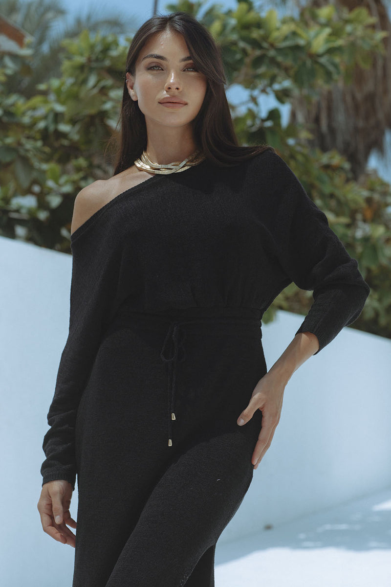 FLORIDA MAXI DRESS - BLACK
