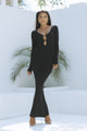 SETANA MAXI DRESS - BLACK