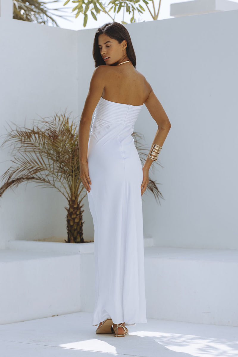ADINA MAXI DRESS - WHITE