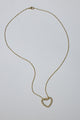 GOLD PLATED HABIBA NECKLACE - WHITE