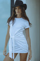 WINNIE SHIRT DRESS - WHITE