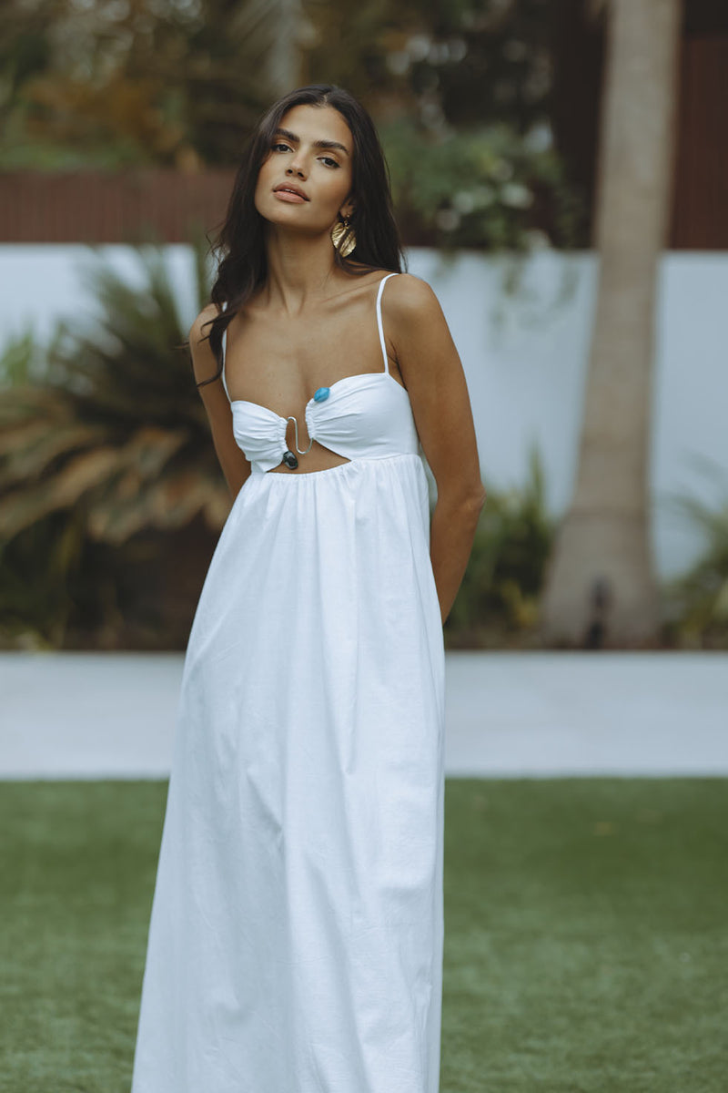 TANALA MAXI DRESS - WHITE