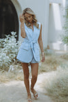 MYLAH SHORTS - SKY BLUE