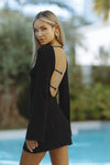 MONTARO MINI DRESS - BLACK