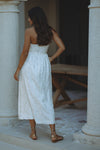 KATARINA MIDI DRESS - IVORY/JACQUARD