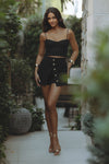 BROOKE TWEED SHORTS - BLACK