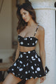 TIANNA BUBBLE MINI SKIRT - POLKA-DOT