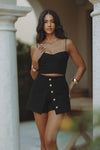 BROOKE TWEED SHORTS - BLACK