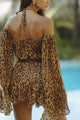 CARLA MINI DRESS - LEOPARD