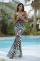 SINAIA MAXI DRESS - ZEBRA