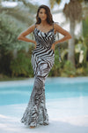 SINAIA MAXI DRESS - ZEBRA