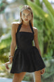 SABINE MINI DRESS - BLACK