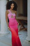 KYREE MAXI DRESS - PINK OMBRE