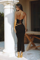 FLORENTINA MAXI SKIRT - BLACK