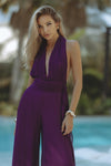 ZELIE JUMPSUIT - PURPLE