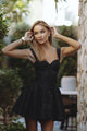 JOELLE MINI DRESS - BLACK