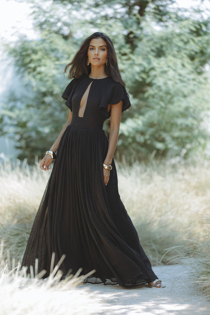 NATASSIA MAXI DRESS - BLACK