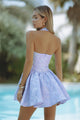 SABINE MINI DRESS - PERIWINKLE