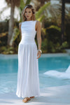 NALLA MAXI DRESS - WHITE