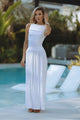 NALLA MAXI DRESS - WHITE